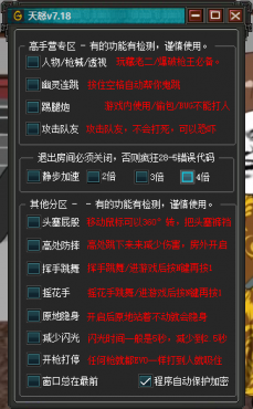CF天怒人物透视多功能辅助免费版 v9.5