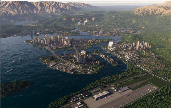 城市天际线2【豪华版全DLC+完美存档+多项修改器】v1.3.4版8月补丁