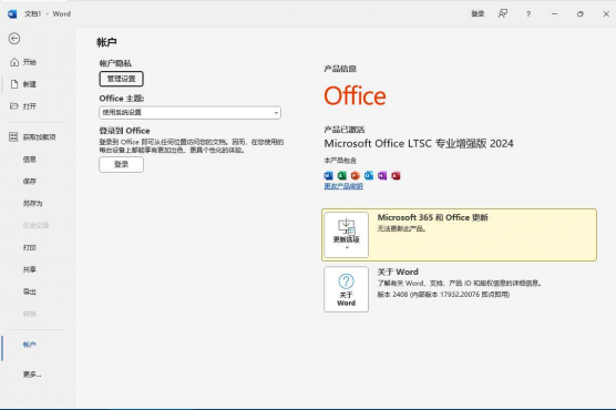 微软Office 2021 25年12月授权版