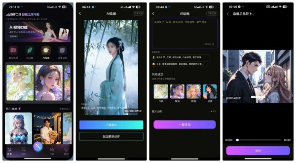 免费成片AI 1.0.3一键爆款短剧无限文生图