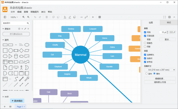 draw.io(免费流程图制作工具) v30.0.0 中文绿色版