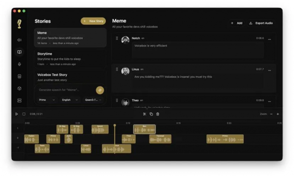 VoiceBox 3秒语音克隆 本地全能合成神器